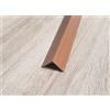 ARCANSAS S.R.L. Profili pvc faggio angolare mm 20x20x1 - da 2 mt.