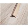 ARCANSAS S.R.L. Profili pvc faggio chiaro angolare mm 20x20x1 - da 1 mt.