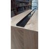 ARCANSAS S.R.L. Profili pvc nero angolare a L mm 40x10x1 - da 1 mt.