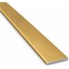 MECC. AL Profilo alluminio piatto oro brillante mm 15x2 mt 2
