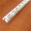 ARCANSAS S.R.L. Profilo jolly pvc effetto marmo bianco carrar mm 10 - da 2.5 mt.