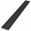 AL.GO.S.A.S. Profilo piatto alluminio verniciato nero opaco mm 40x2 da 2 mt