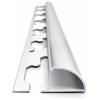 ARCANSAS S.R.L. Profilo rondalu argento alluminio mm 12.5xh270 cm