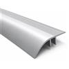 ARCANSAS Prowood scivoparc colore argento satinato in alluminio con zigrinatura antiscivolo mm 90x40x2