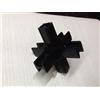 ARCANSAS S.R.L. Innesto per tubo quadro mm 20x20 nero 6 vie