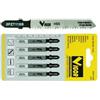 VIGOR Lame p/seghetti vigor att.bosch me/fini 5pz t118a x ferro