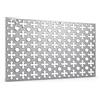 ARCANSAS S.R.L. Lamiera acciaio perforata trifoglio cm 50x20 - mm 1