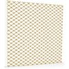 ARCANSAS S.R.L. Lamiera alluminio stirato oro cm 50x20 - mm 10x5.5x0.8