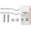FISCHER Mensola da 12 fischer p/radiatore alluminio