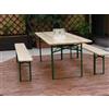BLINKY Tavoli legno birreria blinky mod.maxi tavolo cm 220x70x75h 2 panche cm 220x25x45h