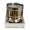 EUROPROFIL TorrettA cumignolo fumaiolo acciaio base quadra cm 32x32 4 venti