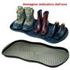 VIGOR Portascarpe vigor nero cm 76.5x38