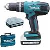 MAKITA Trapani MaKita a batteria kit hp 457 dwe 10 18 volt