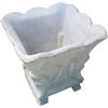 MASTRO GABRIELE S.A.S. Vaso a foglia grigio 55 x 55 h 50 peso kg 57