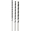 kwb Kraftixx 511890 - Punte per trapano per legno, da 6, 8 e 10 mm, lunghezza totale 250 mm, lunghezza utile 155 mm, 3 pezzi
