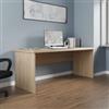 DEGHI Scrivania 180x70 cm in legno rovere con spessore top da 38 mm - Fritz