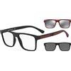 Emporio Armani EA4115 Occhiali, Nero (Matte Black), 54 Unisex-Adulto