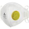 DELTAPLUS Mascherina filtrante FFP2 - con valvola - pieghevole verticalmente - monouso - Deltaplus - conf. 10 pezzi (imbustati singolarmente) (unità vendita 1 pz.)