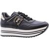 Nero Giardini 411560d Sneakers In Pelle Donna NERO 39