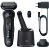 Braun Series 5 52-N7200cc Rasoio Elettrico Wet & Dry Nero 3 Lame con Trimmer