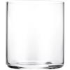 Zafferano - Set da 6 Bicchieri Tumbler in Vetro, Bicchiere da Acqua/Vino con Altezza 87 mm, Diametro 77 mm, Capacità 37 cl, Collezione Chiaro Di Luna - Trasparente