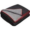 LYHome Coperta Lana - Pura e Calda Copriletto per Divano Letto Singolo, Plaid Invernale Autunnale, Coperte da Viaggio Esterni Campeggio Militare Esercito 150x215 cm, Grigio - Antracite Doppio lato