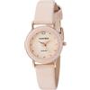 Armitron - Orologio da donna con quadrante con vero diamante e cinturino in pelle, 75/2447, Rosa Cipria/Oro Rosa