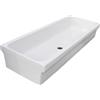 Riveshop Lavabo Linpha L120cm in ceramica a canale h20 cm - 185-LA10120