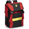 Franco Cosimo Panini FERRARI - Zaino Estensibile Scuola Media, Elementare e Superiore per Bambini e Ragazzi, Schienale Imbottito e Rinforzato, Spallacci Regolabili - cm 29x13,5 (+9) x41h