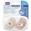 ARTSANA Chicco PhysioForma Succhietto Air Ciuccio 0-6 Mesi Rosa 2 Pezzi
