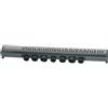 Wirquin 30720764 - Cancello doccia Venisio L.800 mm con griglia virgola, grigio