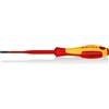 KNIPEX Giraviti per elettricisti (Slim) per viti con intaglio impugnatura isolante, in materiale bicomponente, collaudato VDE, 98 20 40 SL