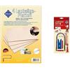 Pebaro 935 - Set Seghetto Da Traforo & 327/130-5 - Set Di 4 Tavolette Di Compensato Di Betulla Per Traforo, 12 Seghetti Inclusi