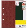 Bosch 2607017107 25 Fogli Abrasivi Orbitale, Grana 180, 93 x 230 mm, Fori, B&D