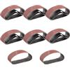 Wanmutrun 40x303mm Nastri Abrasivi 20pezzi Grana 180 Nastro Abrasivo Adatto per Levigatrice a Nastro