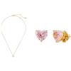 Kate Spade New York Pendente e orencchini a lobo My Love, rosa