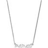 SINGULARU - Collana Mamá Heart. Argento Sterling 925 con Placcatura Rodio. Catena con Scritta Mama e Cuore. Misura Unica. Gioielli da Donna