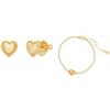 Kate Spade New York orencchini a lobo e braccialetto Golden Hour, oro