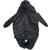 M-WAVE Rain Cover for Children Seat Poncho Kid´N´Seat, with, Black with Reflective Stripes