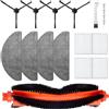 Jegehoyo Set di Accessori per Honiture V8 Pro Robot Aspirapolvere, per Lubluelu L20 Robot, 1 Spazzola Rotante + 4 Panni + 4 Filtri Hepa + 4 Spazzole Laterali + 1 Spazzola per la Pulizia