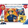 Ravensburger 09386 - Sam Il Pompiere Puzzle, 3 x 49 Pezzi