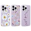Yoedge [3 Pezzi Custodia per Samsung Galaxy S21 (5G)/ S30 6,2 Pollici, TPU Silicone Custodia Morbida Ultra Sottile Case con Disegno,Antiurto Protettiva Originale Cover per Samsung S21 (5G), Fiore 1