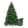 BOP Albero Di Natale Narciso 240 Cm, 100% Polietilene Real Touch, Con Borsa Omaggio, Apertura A Ombrello, Molto Folto e Realistico | Abete Naturale Full PE Con Apertura Automatica, Richiudibile