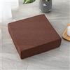 FANSU Cuscino per Seduta in Memory Foam Comfort, per Supporto Lombare e Yoga, per Fianchi, Coccige, Sgabello da Bar, Adatto per Sedia da Ufficio,Seggiolino Auto,Casa (caffè Scuro,40x40x5cm)