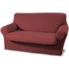SaRani Copridivano Elasticizzato Genius 2 3 4 Posti Antimacchia Salvadivano Vari Colori (Bordeaux, Tre posti)