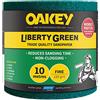 Oakey Liberty Green - Rotolo di carta abrasiva 115 mm x 10 m, 120 g