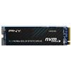 PNY CS1030 500GB M.2 NVMe PCIe Gen3 x4, 2000MB/s Velocità di lettura, 1100MB/s Velocità di scrittura Internal Solid State Drive (SSD)