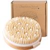 Stephanie Franck Beauty - Spazzola per il Corpo per Dry Brushing - per il Massaggio a Secco del Corpo - con Setole Naturali e in Legno di Ciliegio