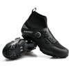 Msport Scarpe Ciclismo MTB Invernale Antiscivolo Antipioggia, Scarpe Mountain Bike Uomo/Donna Compatibile Pedali SPD - 46 EU