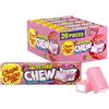 Chupa Chups Incredible Chew Strawberry, Gusto Fragola, Caramelle Morbide, Confezione da 20 Stick, Incredibile Esplosione di Gusto